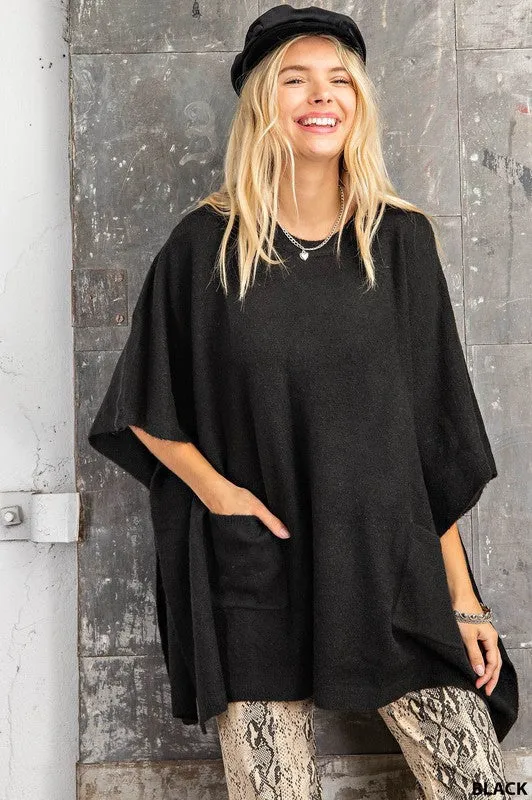 PONCHO SWEATER