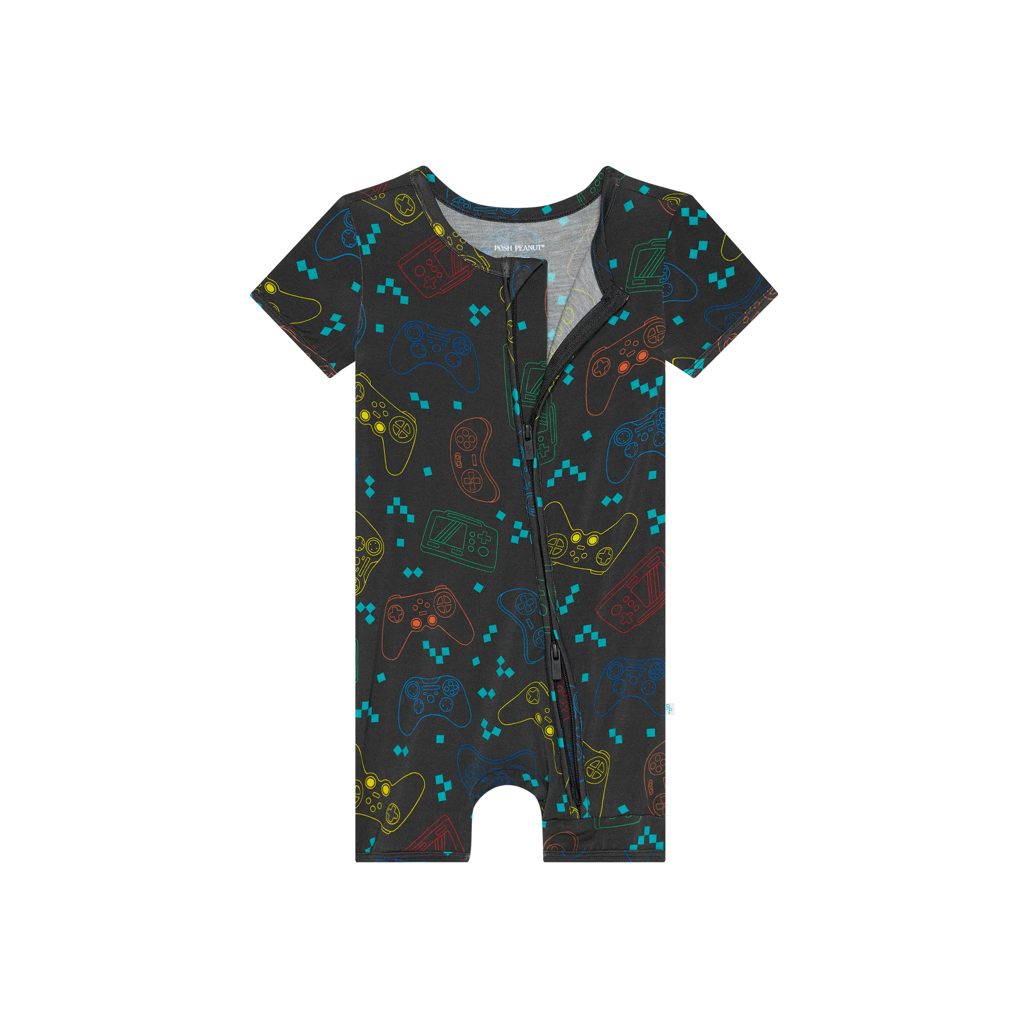 Posh Peanut Posh Player One Short Sleeve Zippered Shortie
