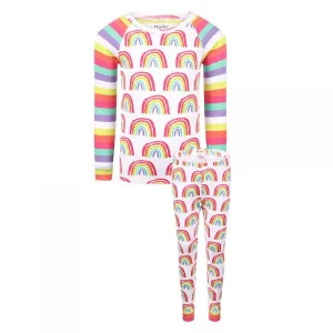 Pretty Rainbows Organic Cotton Baby Pajama Set