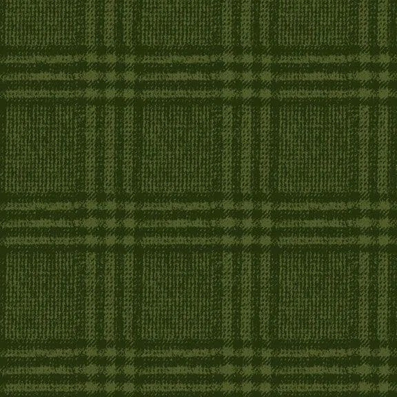 Primo Plaid Flannel by Marcus Fabrics GLEN PLAID/GREEN