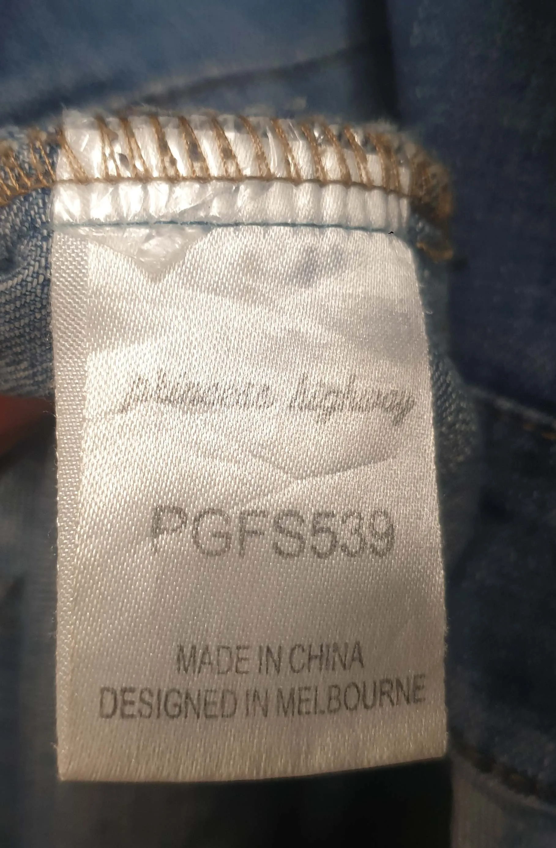 Princess Highway mid-denim overalls size 12
