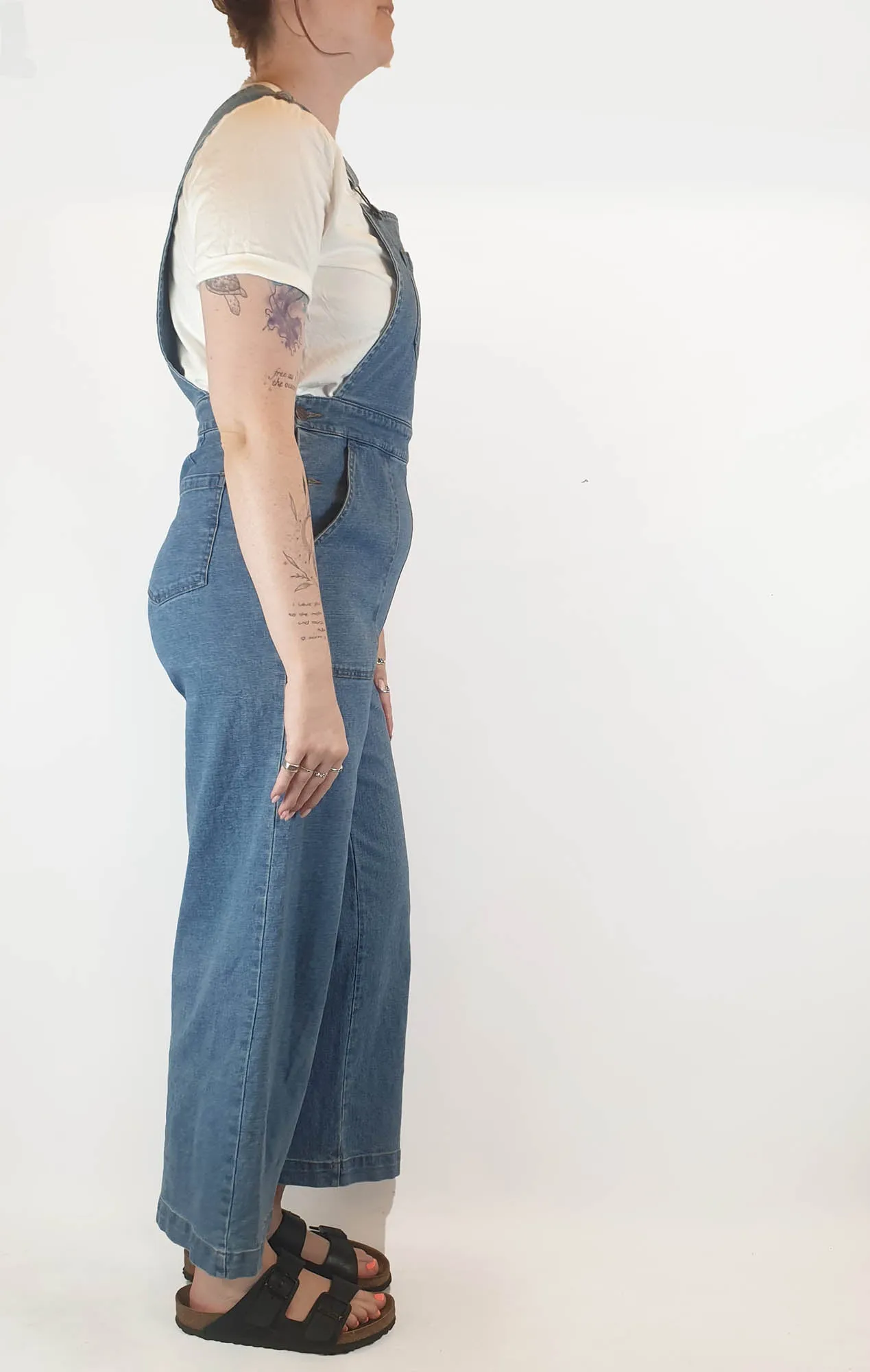 Princess Highway mid-denim overalls size 12