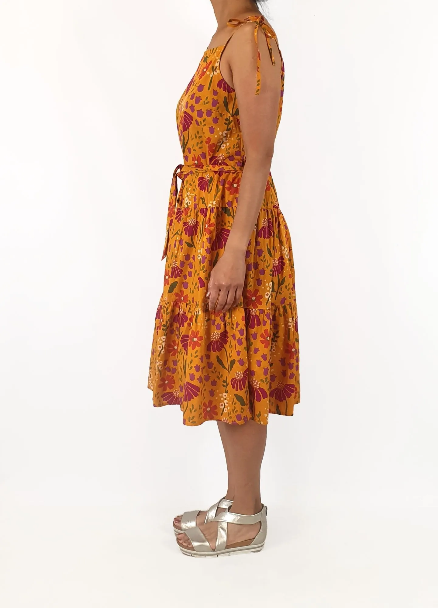Princess Highway yellow cotton dress size 10