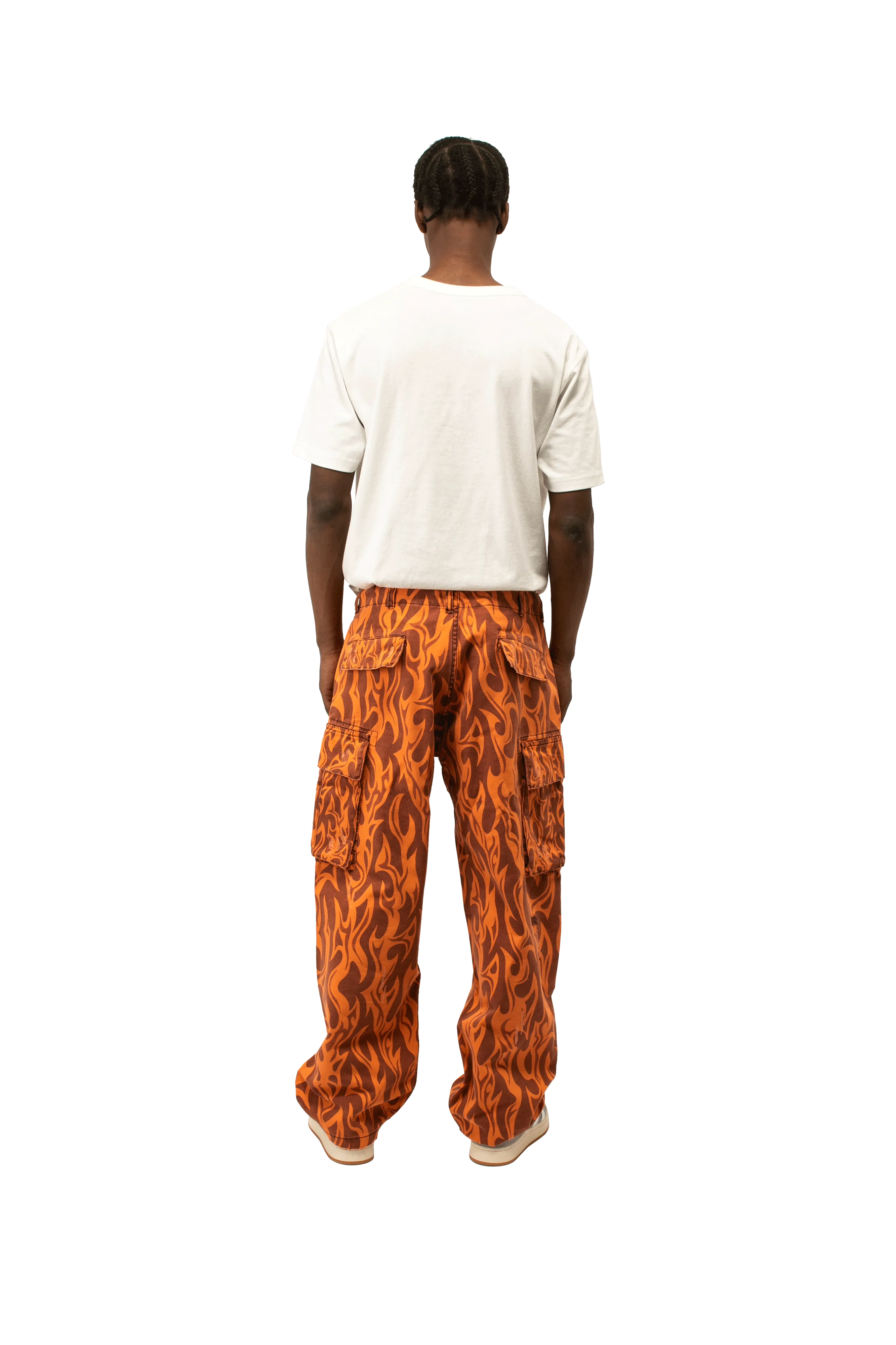 Printed Cargo Pants Woven