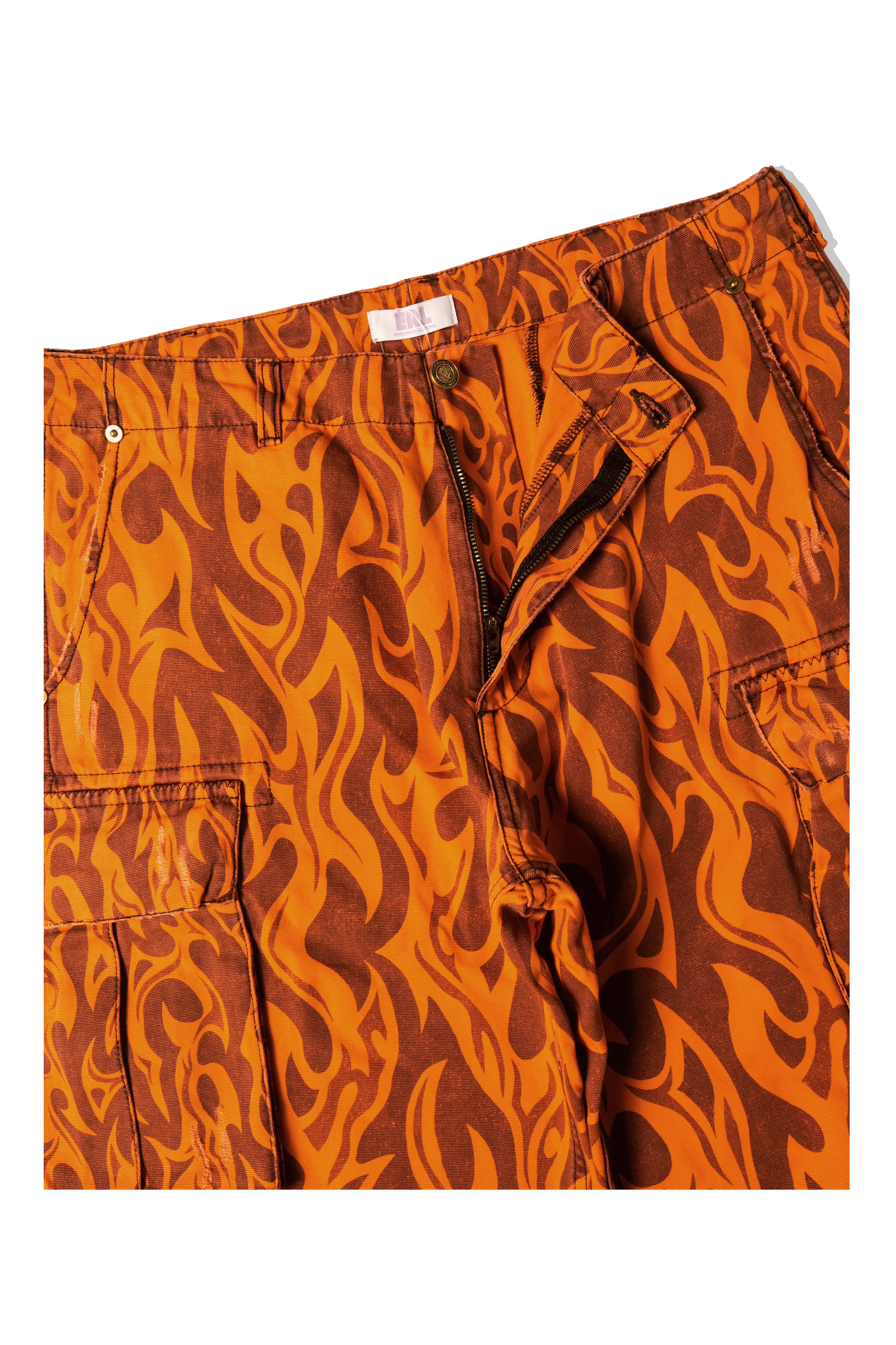 Printed Cargo Pants Woven