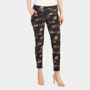 Printed Jasmine Zip Pocket Leggings