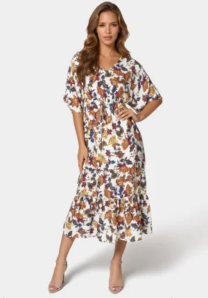 Printed Kimono Dress