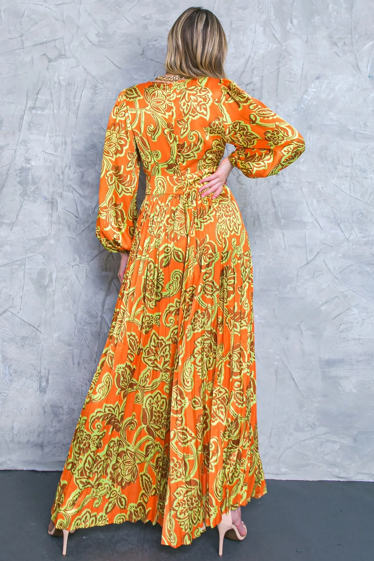 Printed Satin Jumpsuit