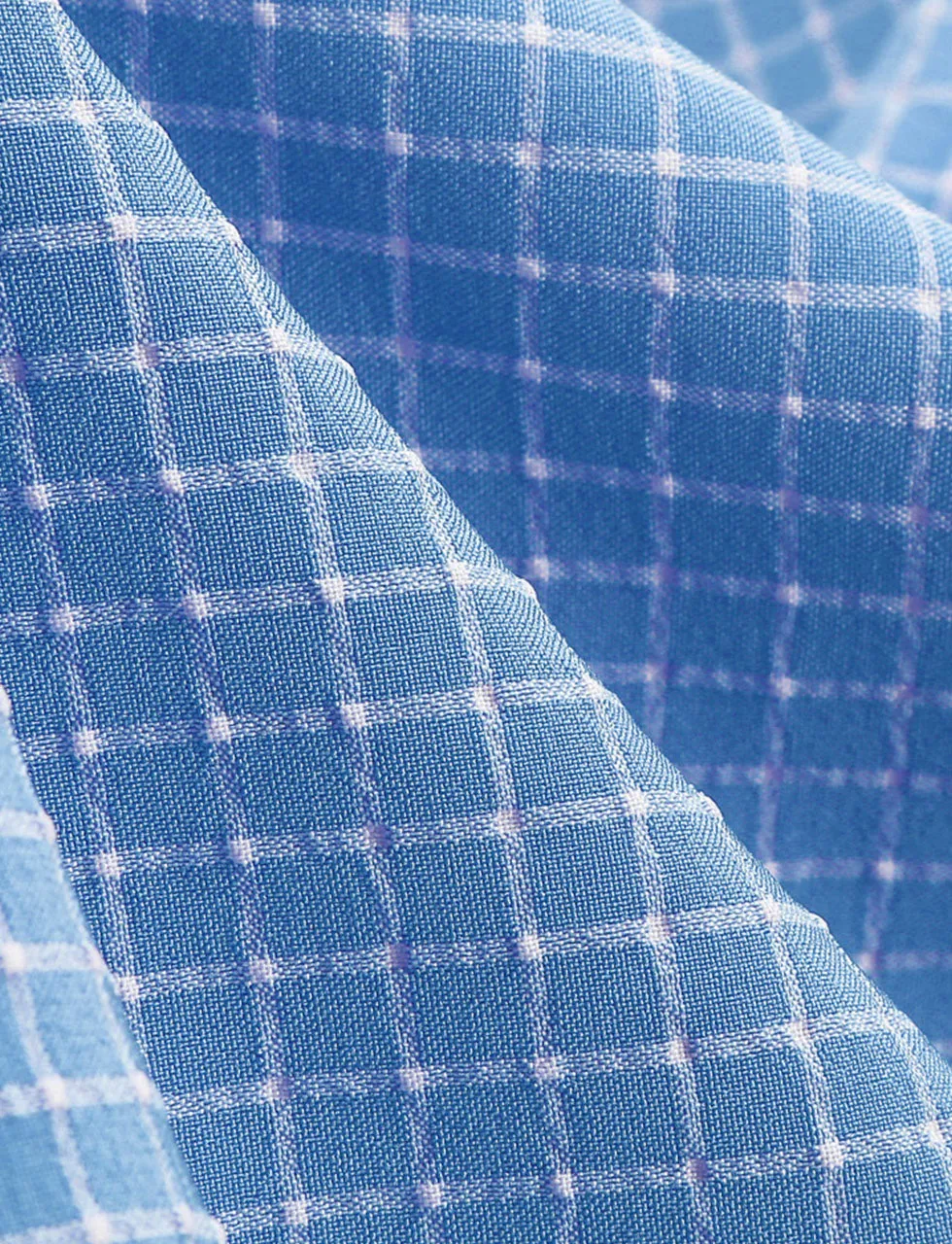 Purple Plaid V Neck Short Sleeve Swing Vintage 1950S Dress