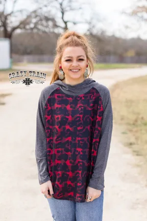 Purrfectly Plaid Hoodie