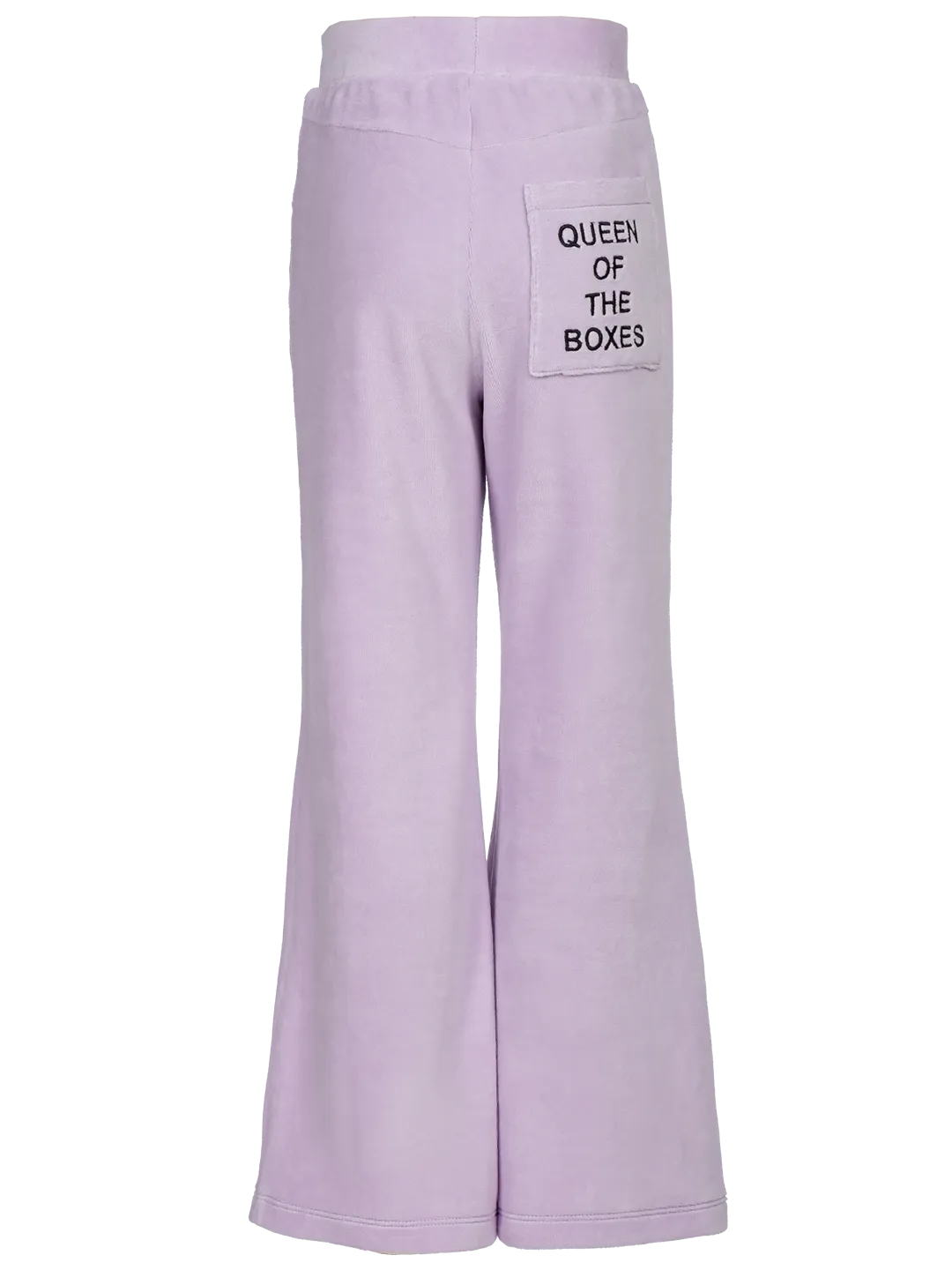 'Queen of the Boxes' Velour Pants