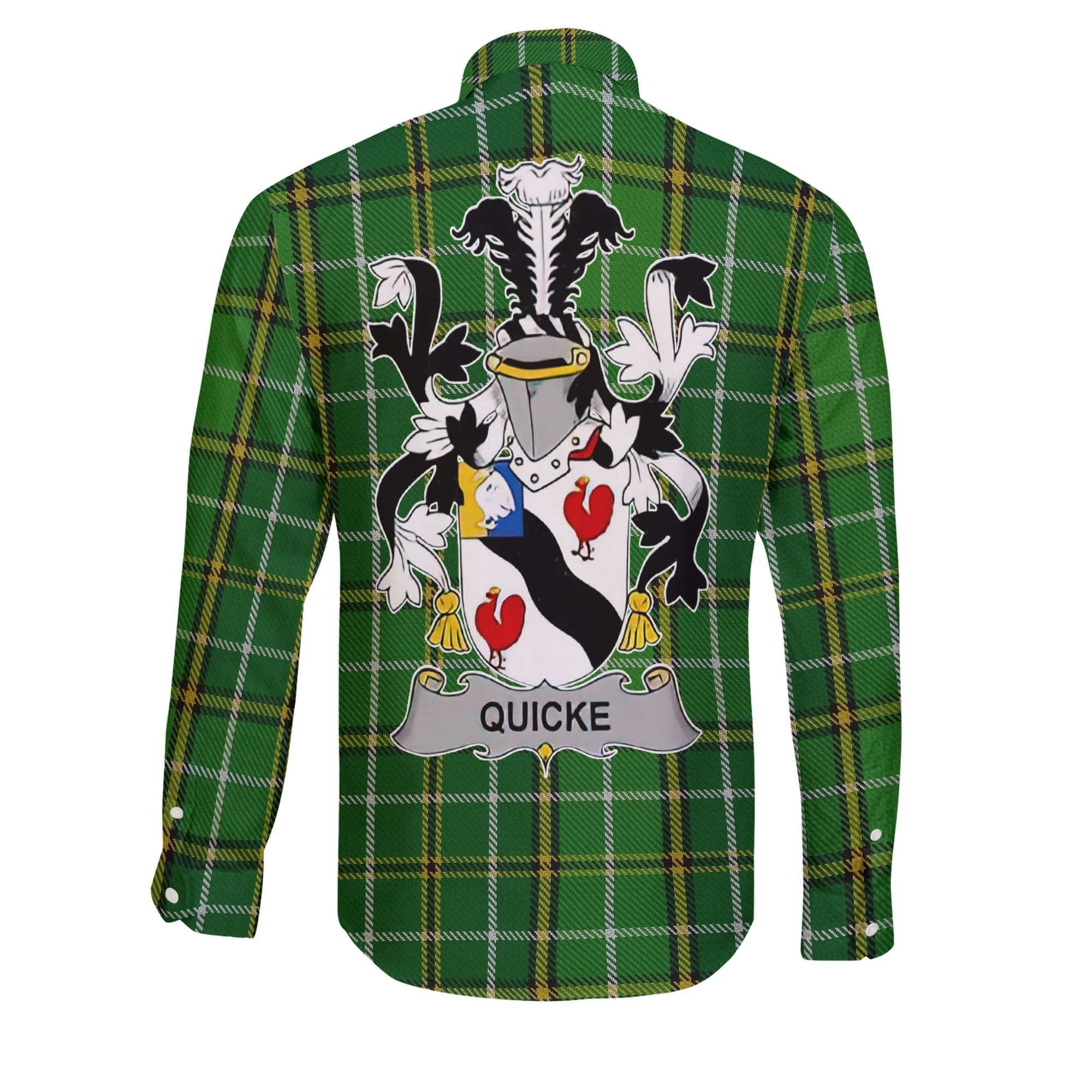 Quicke Long Sleeve Button Shirts Crest And National Plaid Style