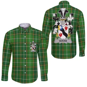Quicke Long Sleeve Button Shirts Crest And National Plaid Style