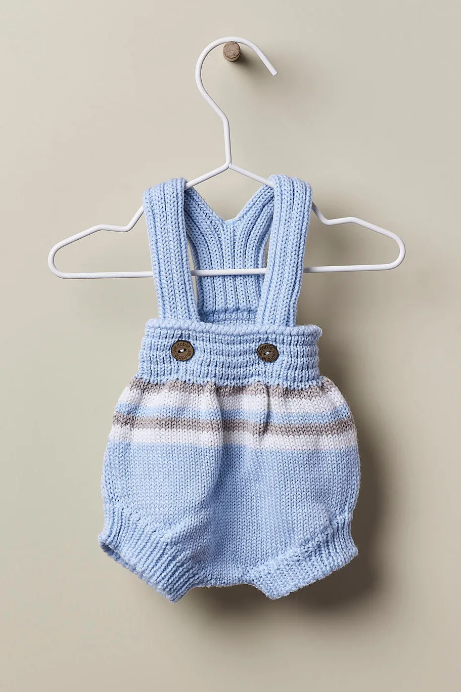 "Celestino" Knit Polo Shirt & Baby Blue Shortie