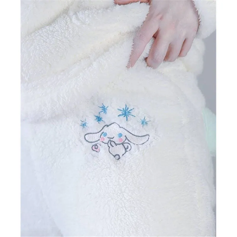 "CORAL FLEECE CUTE EAR" PAJAMAS SET  N102007