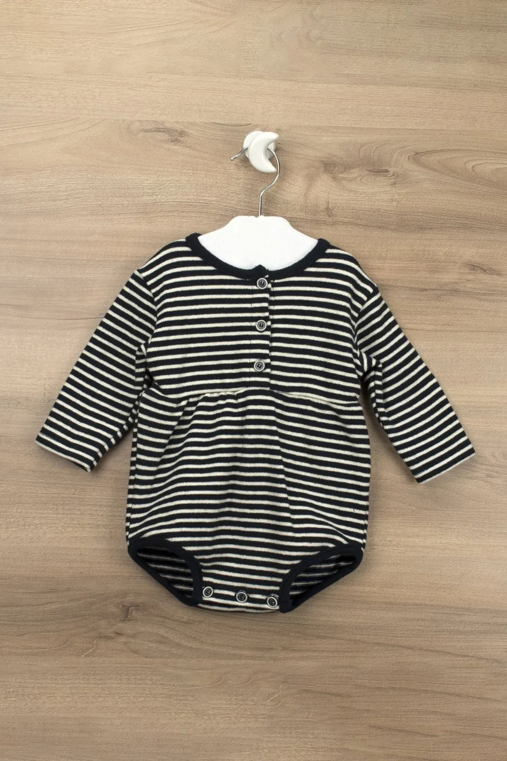 "Emilio" Brushed Cotton Striped Shortie