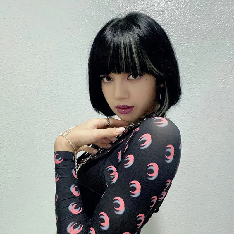 "MOON PRINT" VEST   T-SHIRT N111006