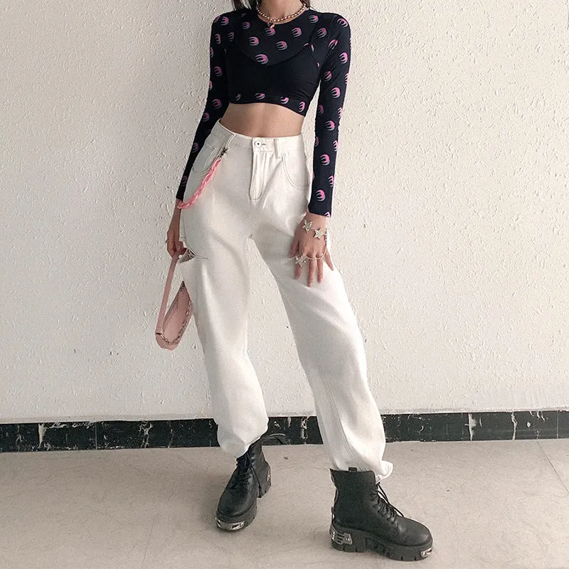 "MOON PRINT" VEST   T-SHIRT N111006