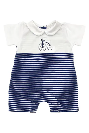 "Teo" Striped Romper