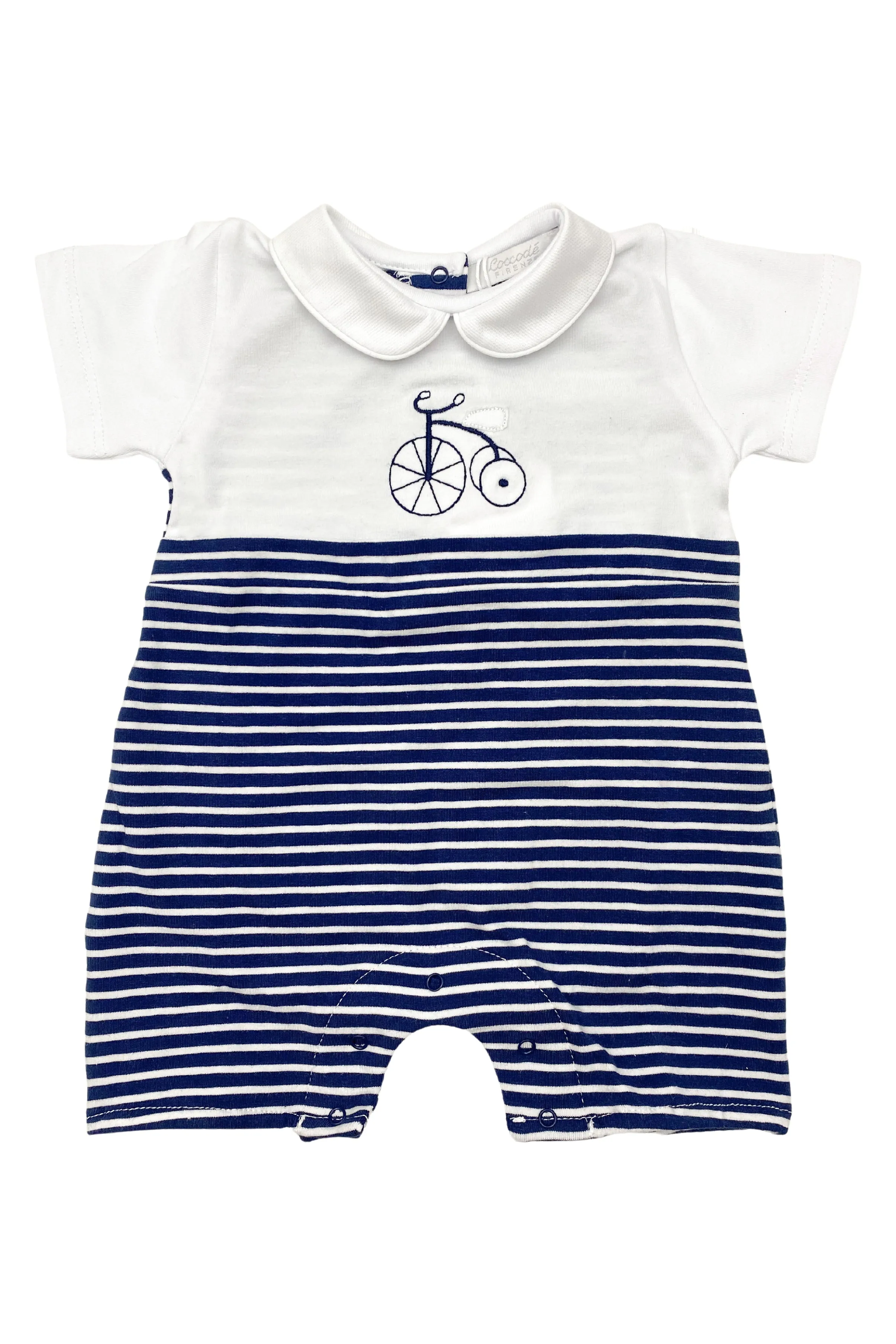 "Teo" Striped Romper