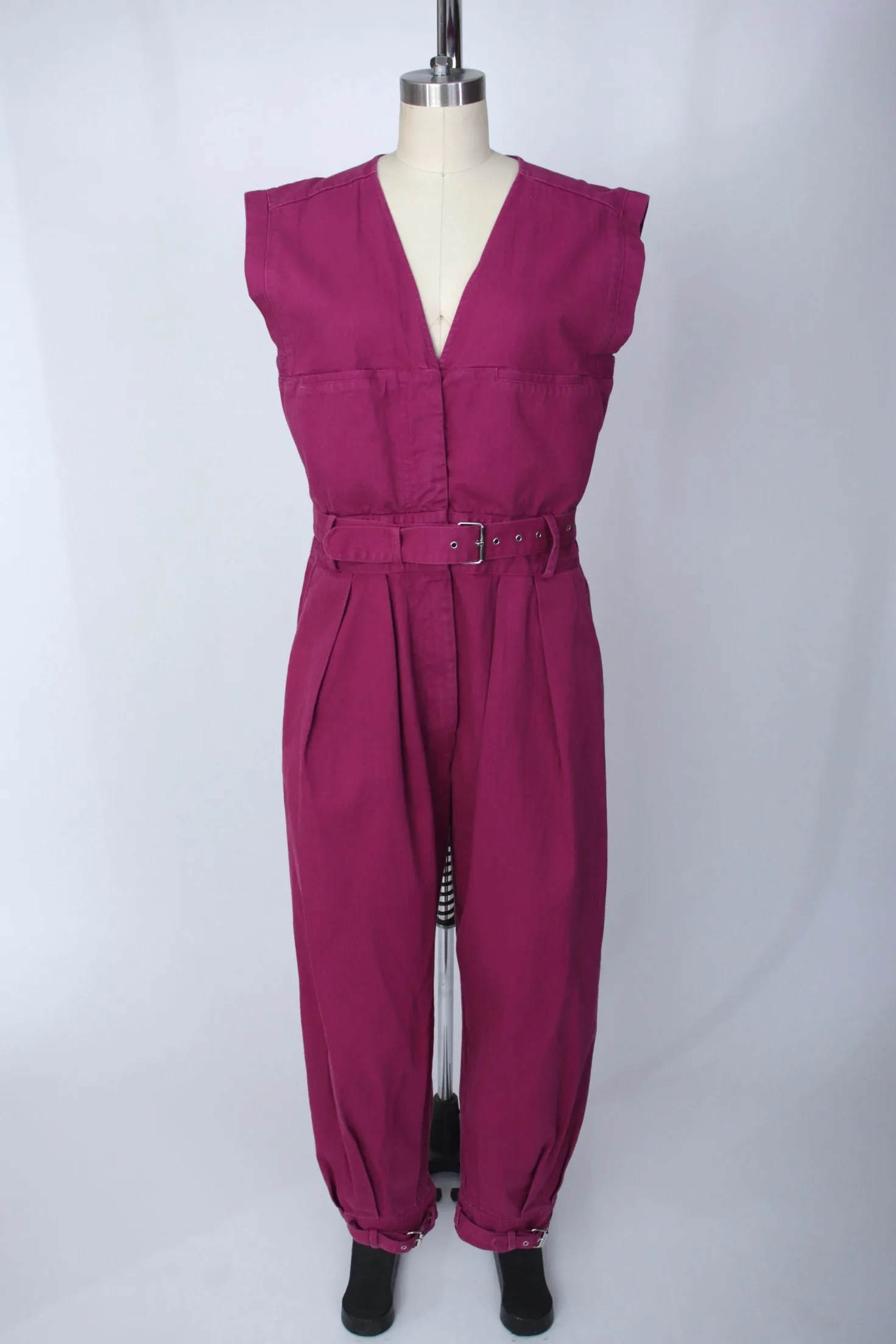 Rachel Comey Herringbone Belted Jumpsuit