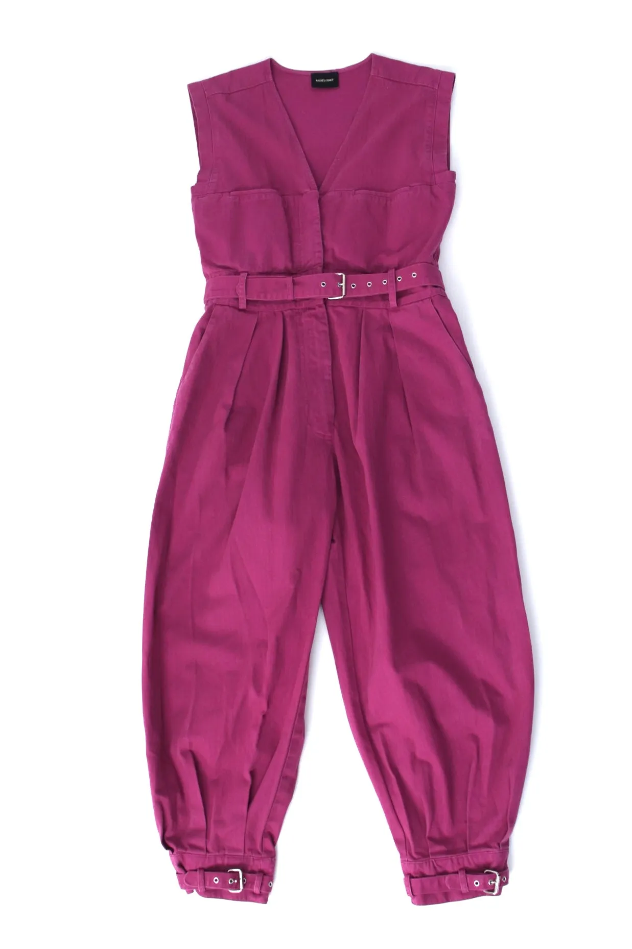 Rachel Comey Herringbone Belted Jumpsuit