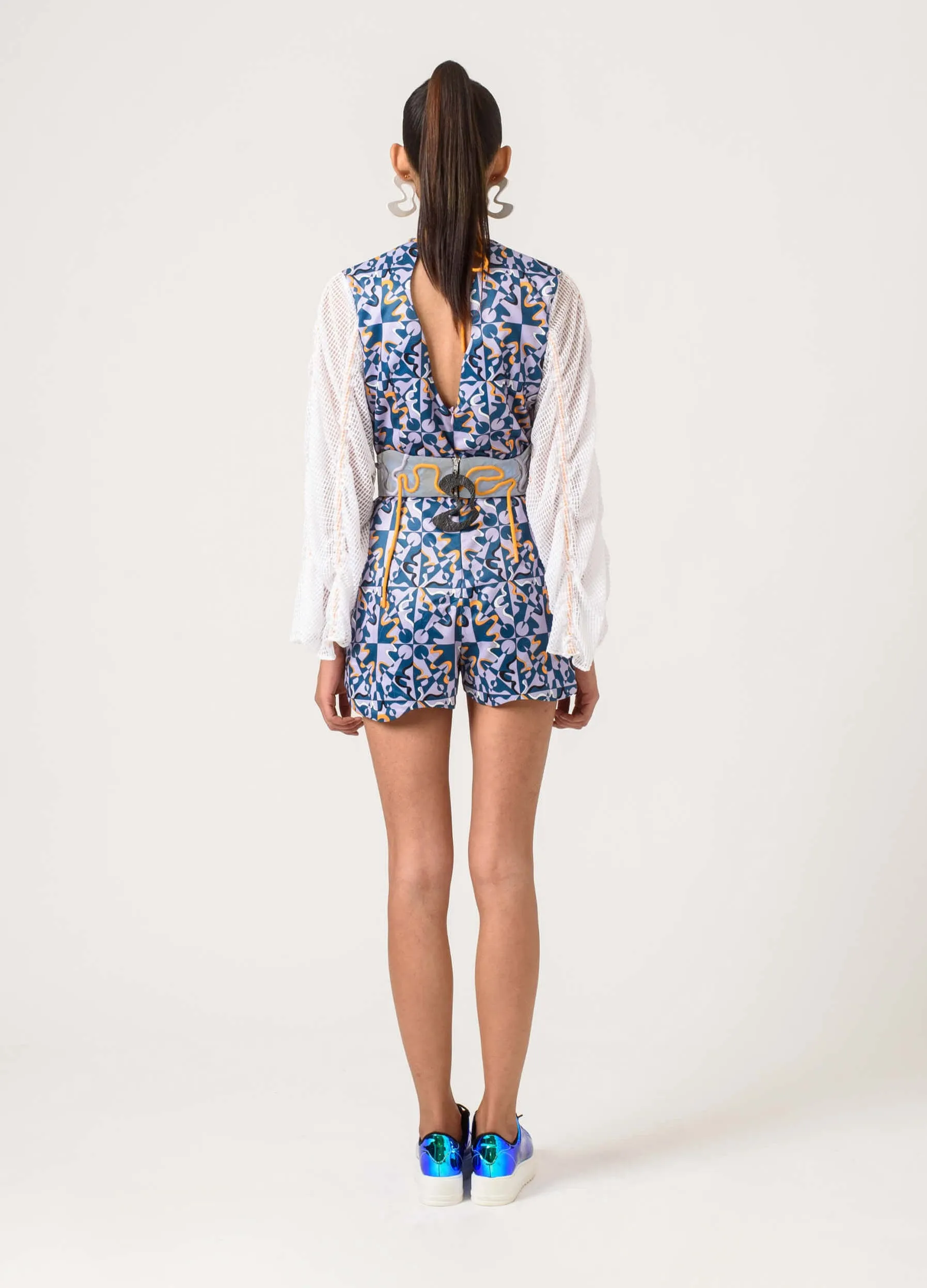 Rage print bodysuit