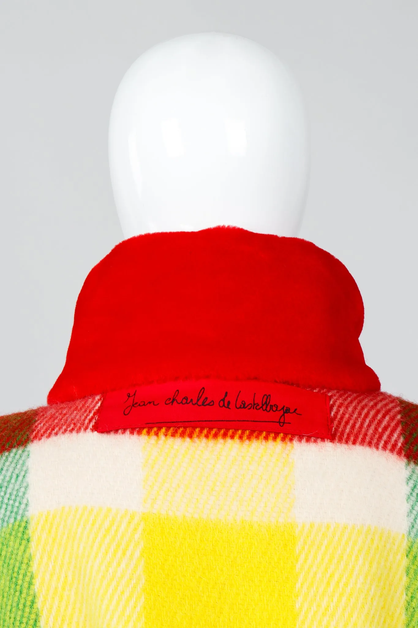 Rainbow Plaid Blanket Coat