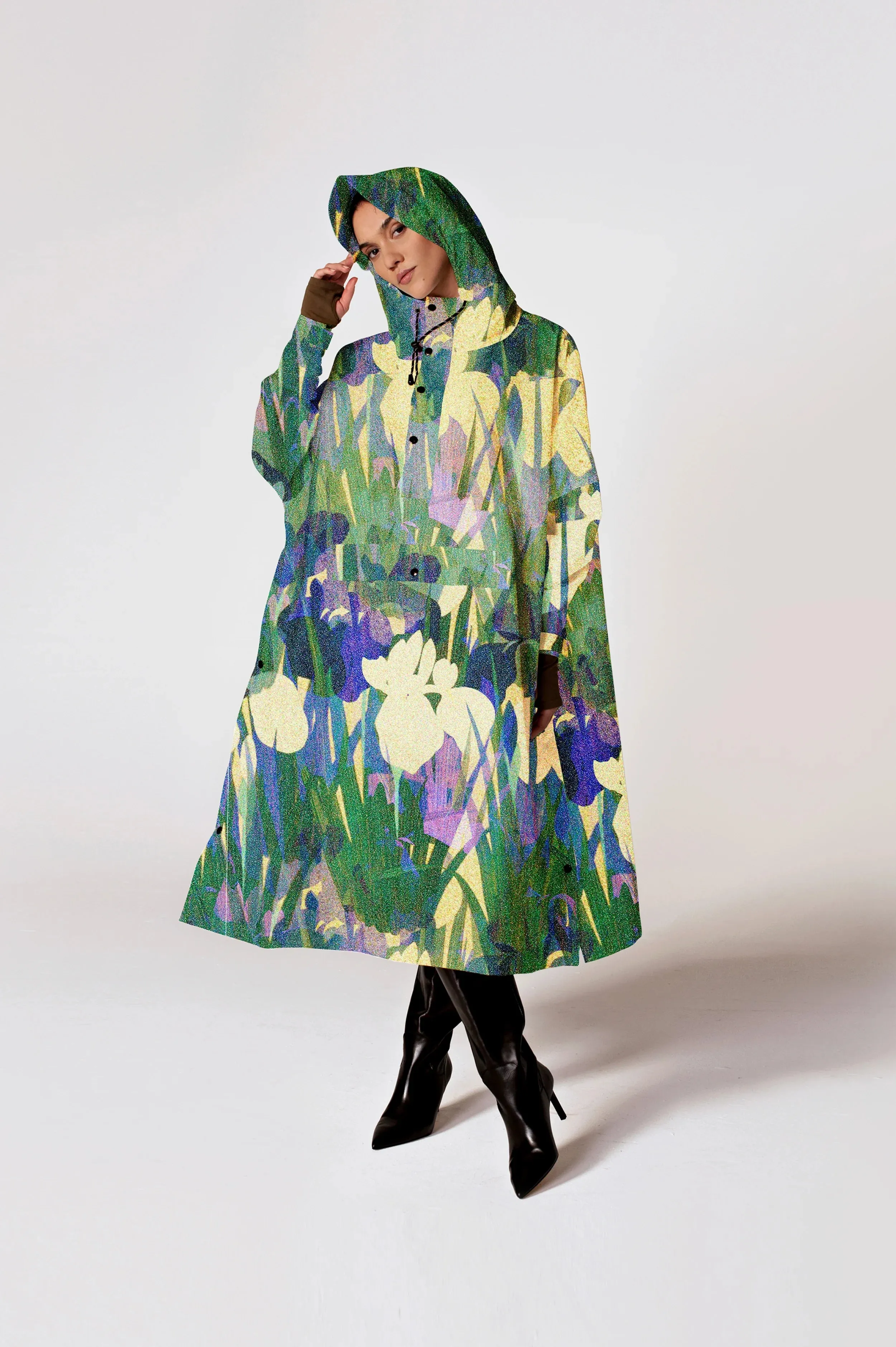 Rainkiss Rain Poncho Lily Rain