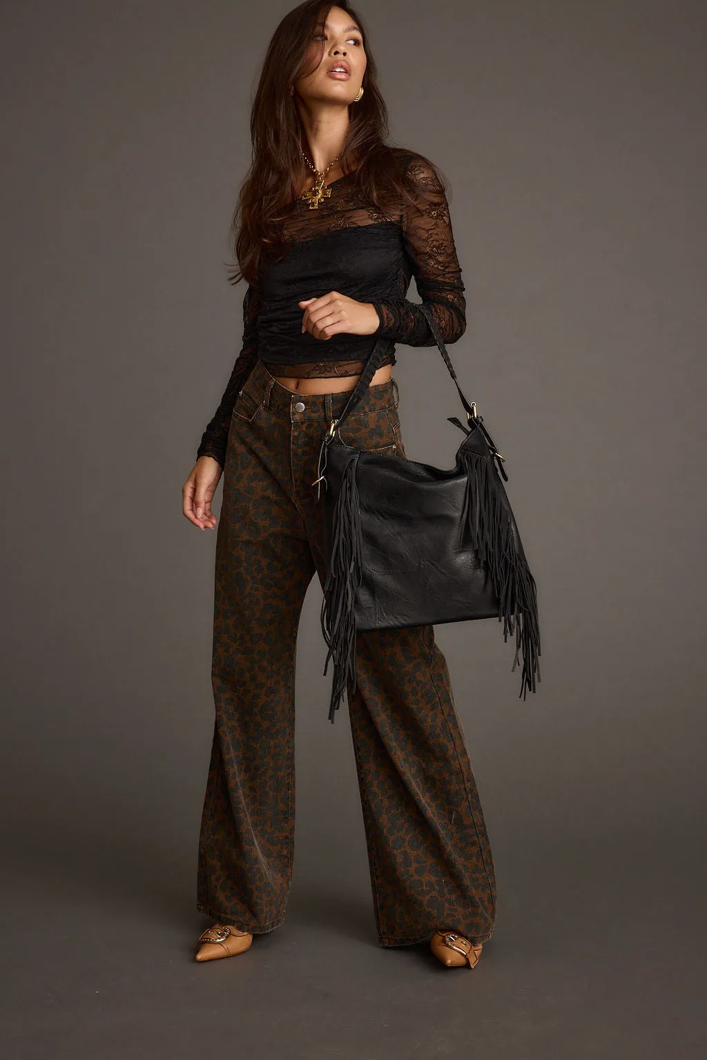 Ramona Black Lace Off The Shoulder Top