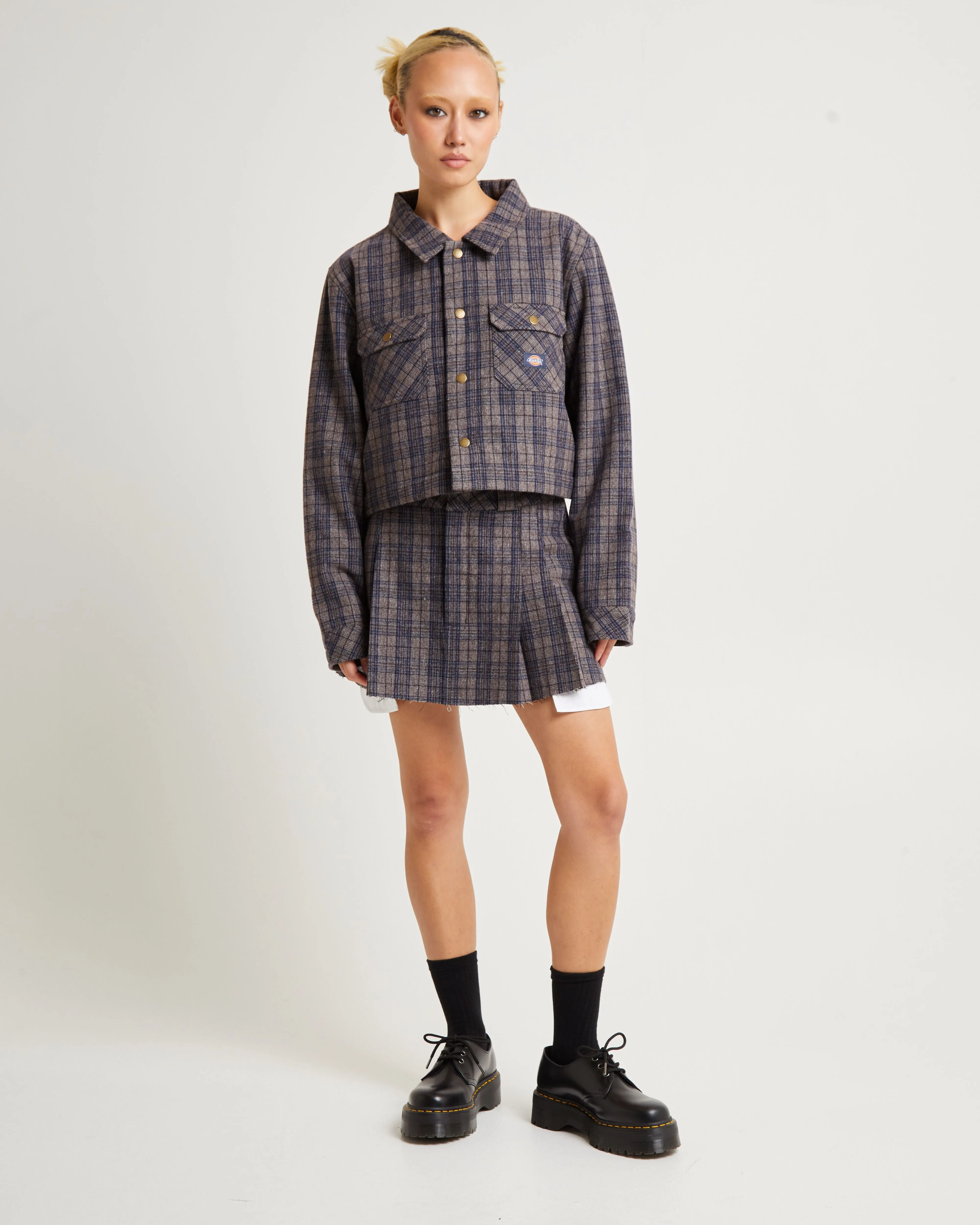 Rancher Jacket Navy Plaid