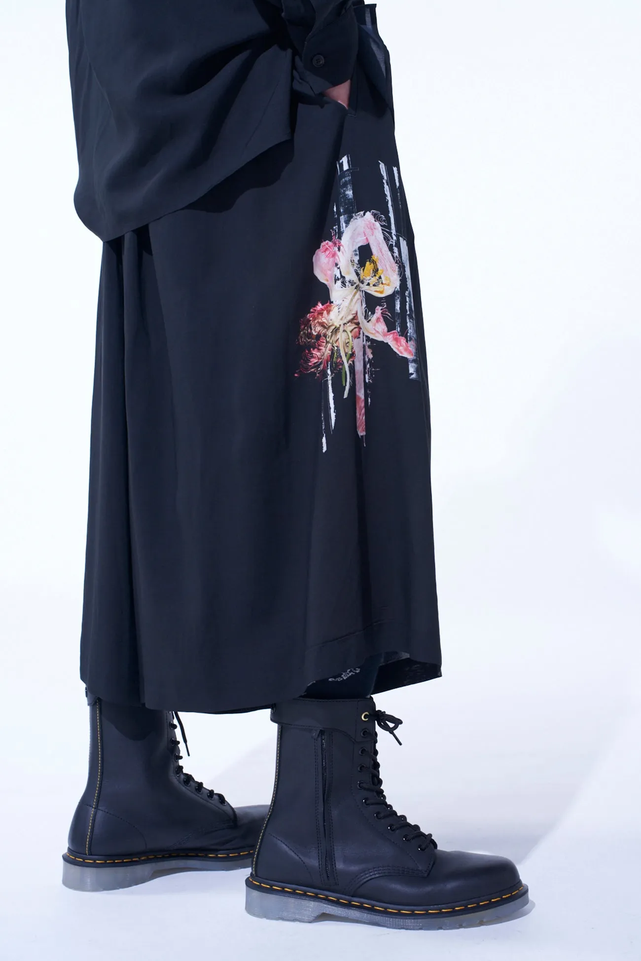 RAYON LOAN “LILY“ PRINTED CULOTTE PANT