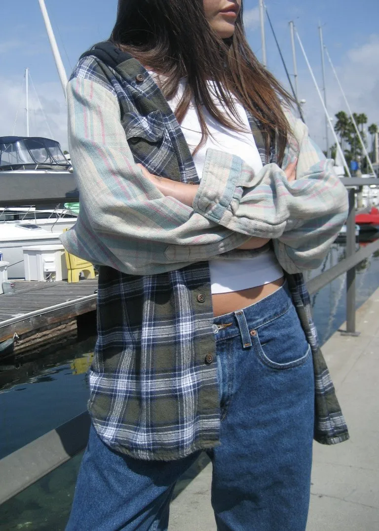 RCYCLD Flannel Shirt Jacket