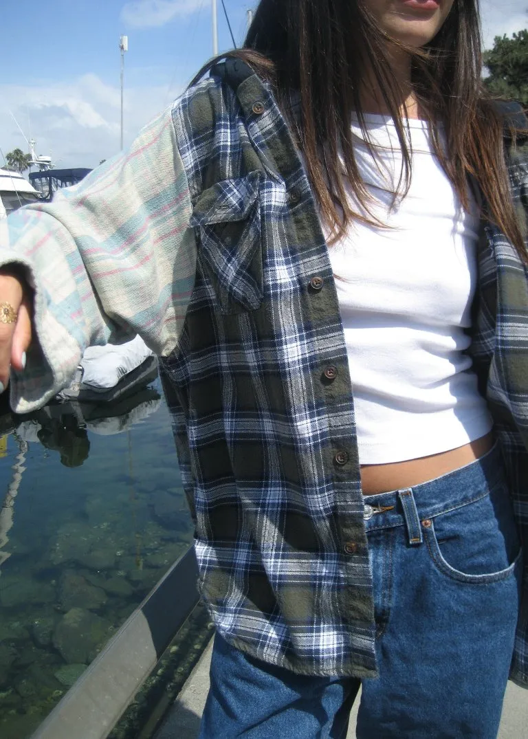 RCYCLD Flannel Shirt Jacket