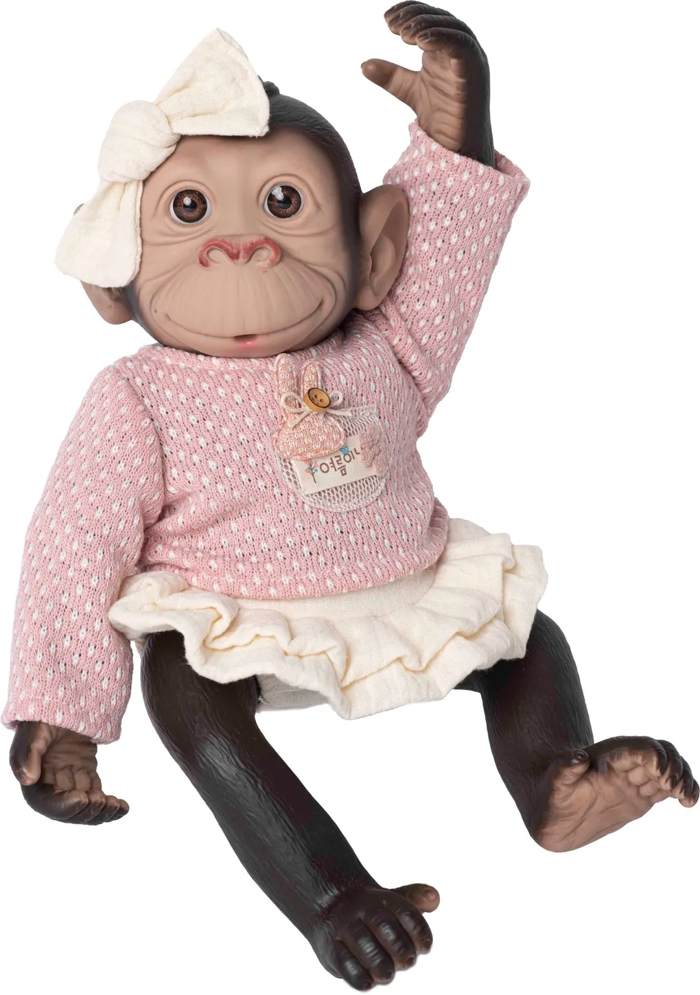 Reborn jumpsuits with sweater and skirt
