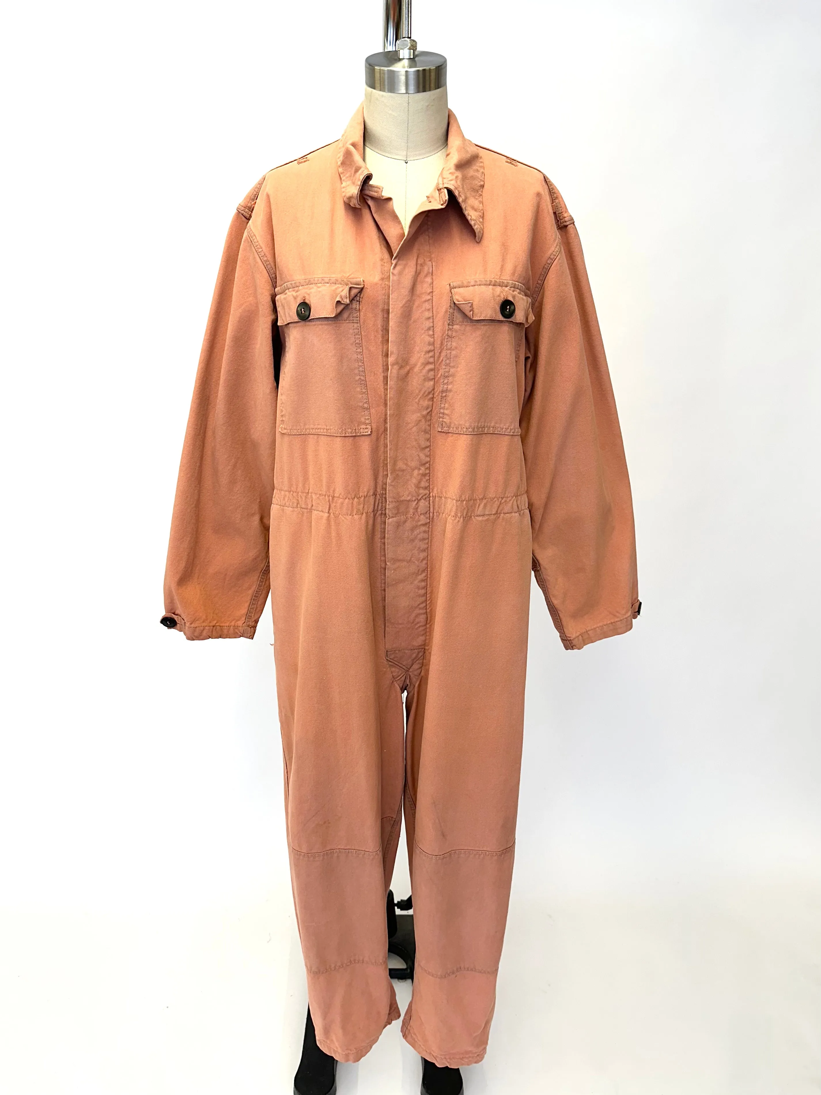 Reliquary Distressed Patchwork Coveralls