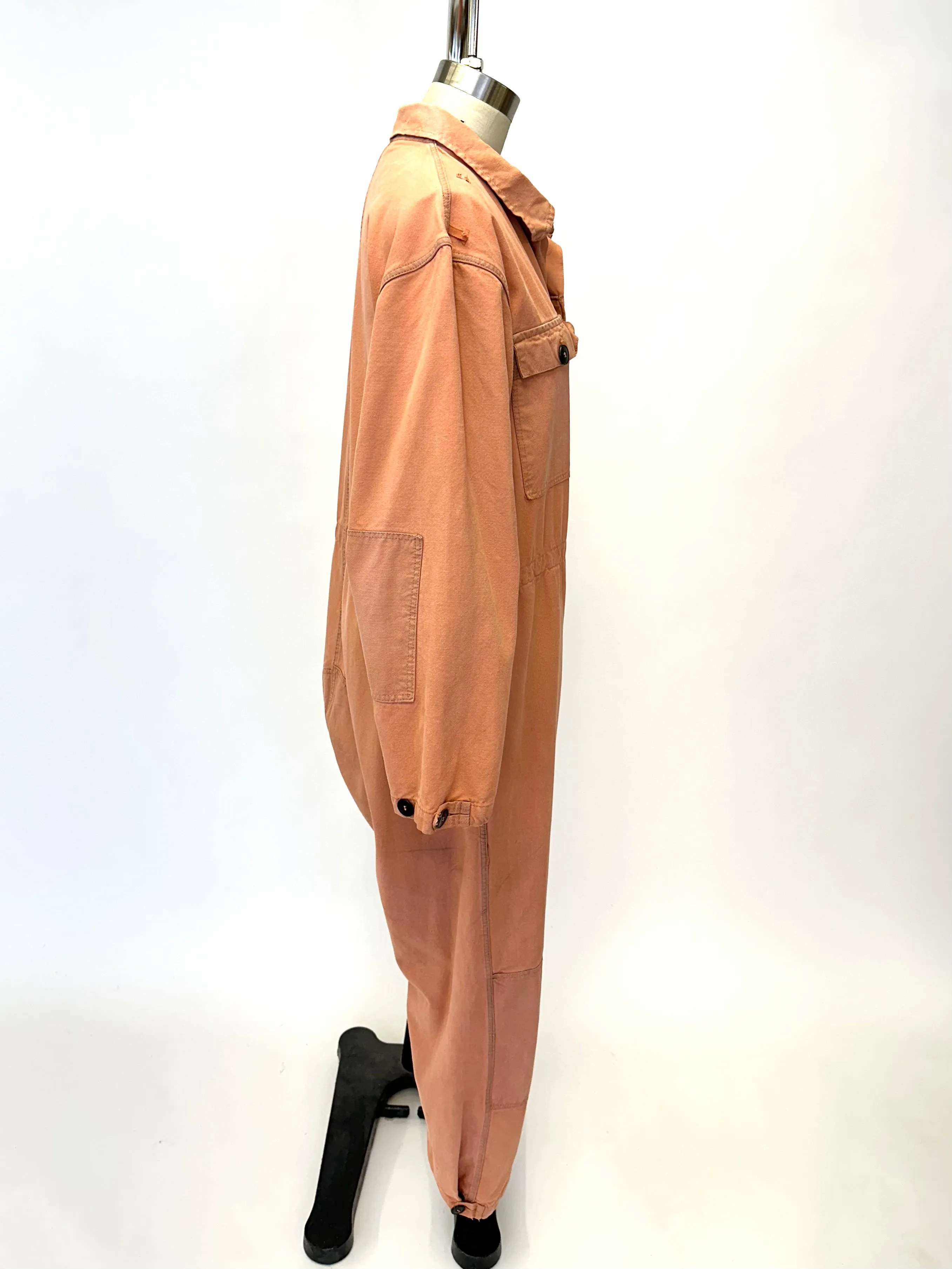 Reliquary Distressed Patchwork Coveralls