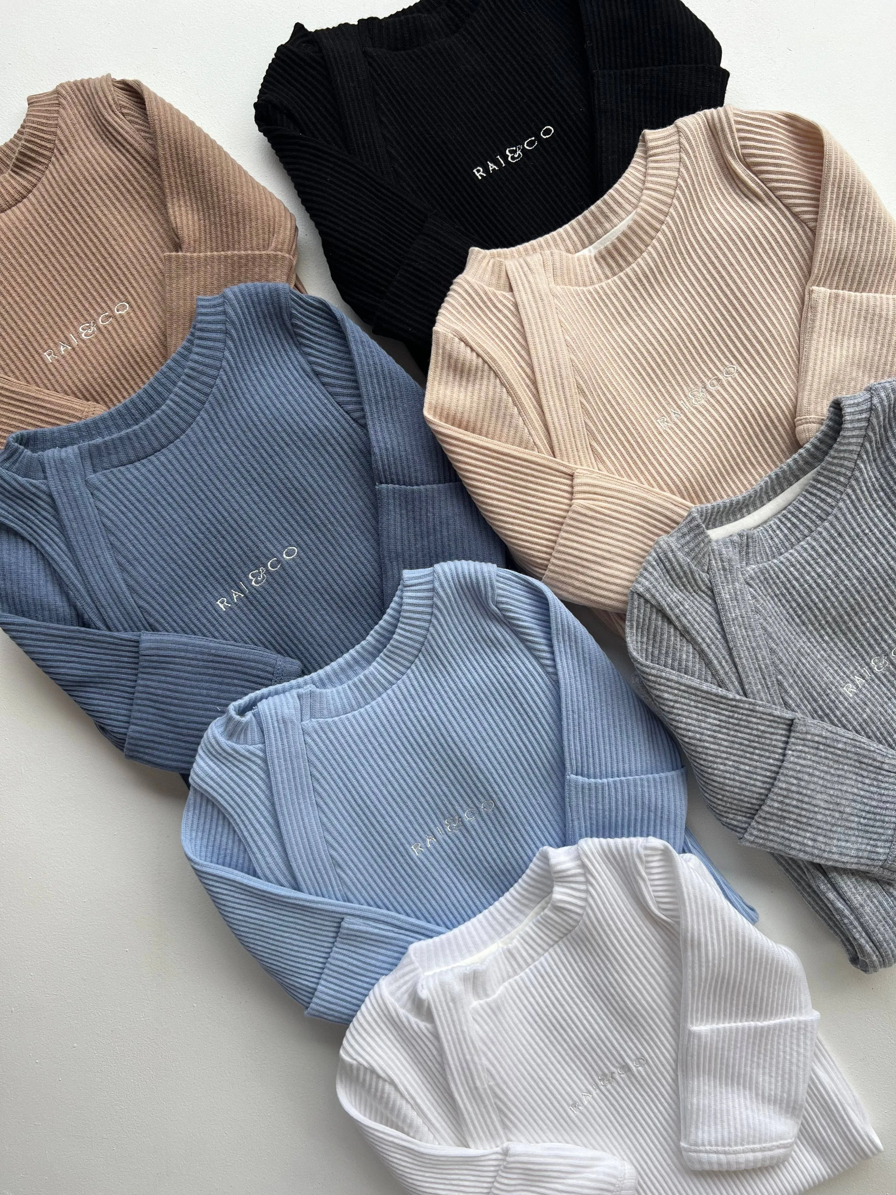 Ribbed Jumpsuits - Caramel