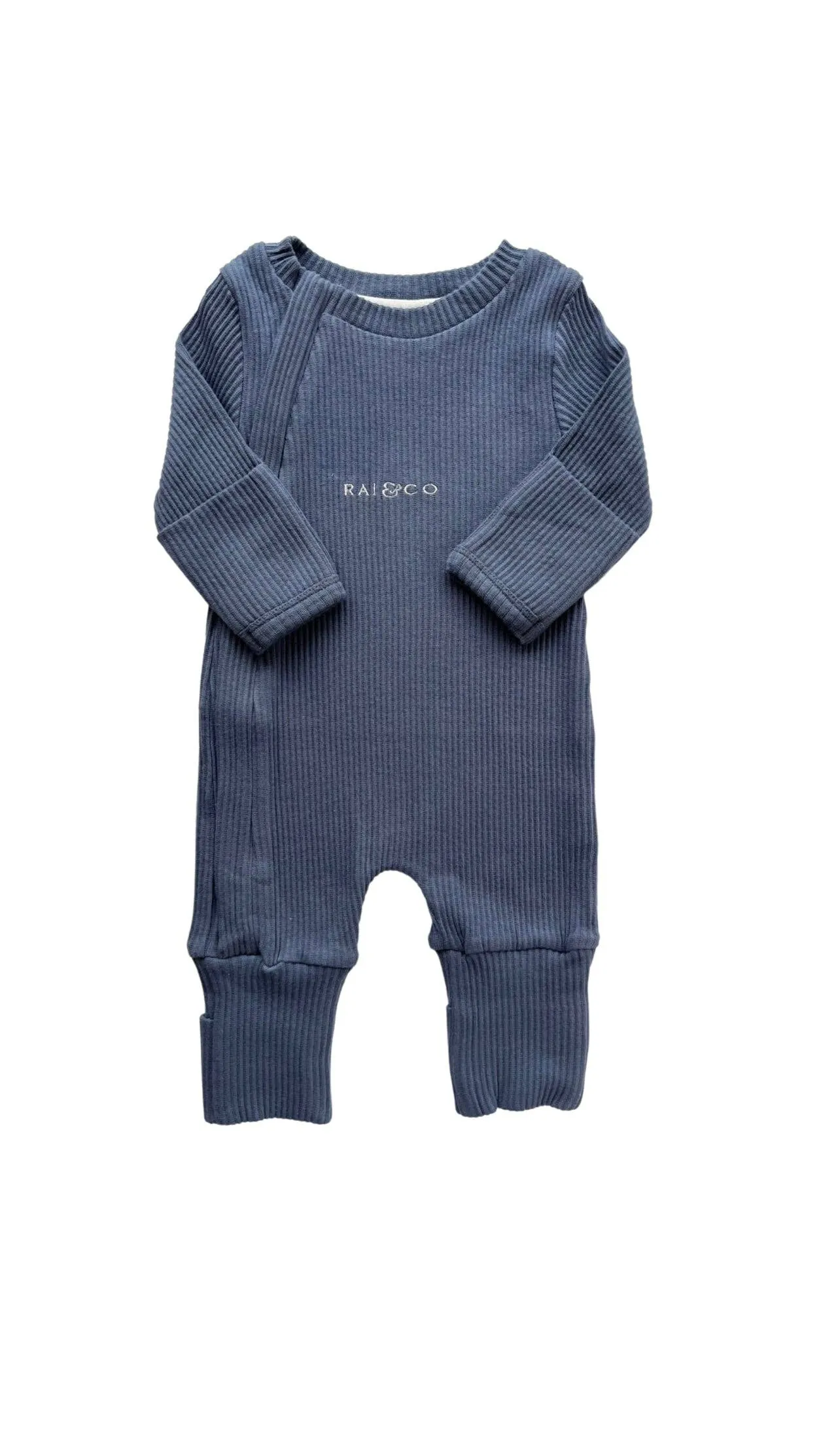Ribbed Jumpsuits: Sage