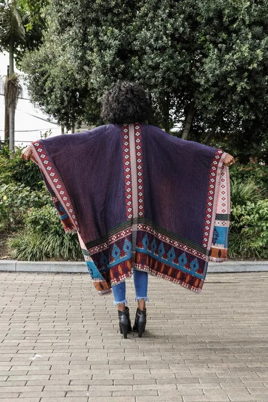 RIVER PRINTED KIMONO