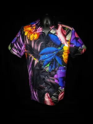 Robert Graham Bentham Short Sleeve Shirt Medium Size