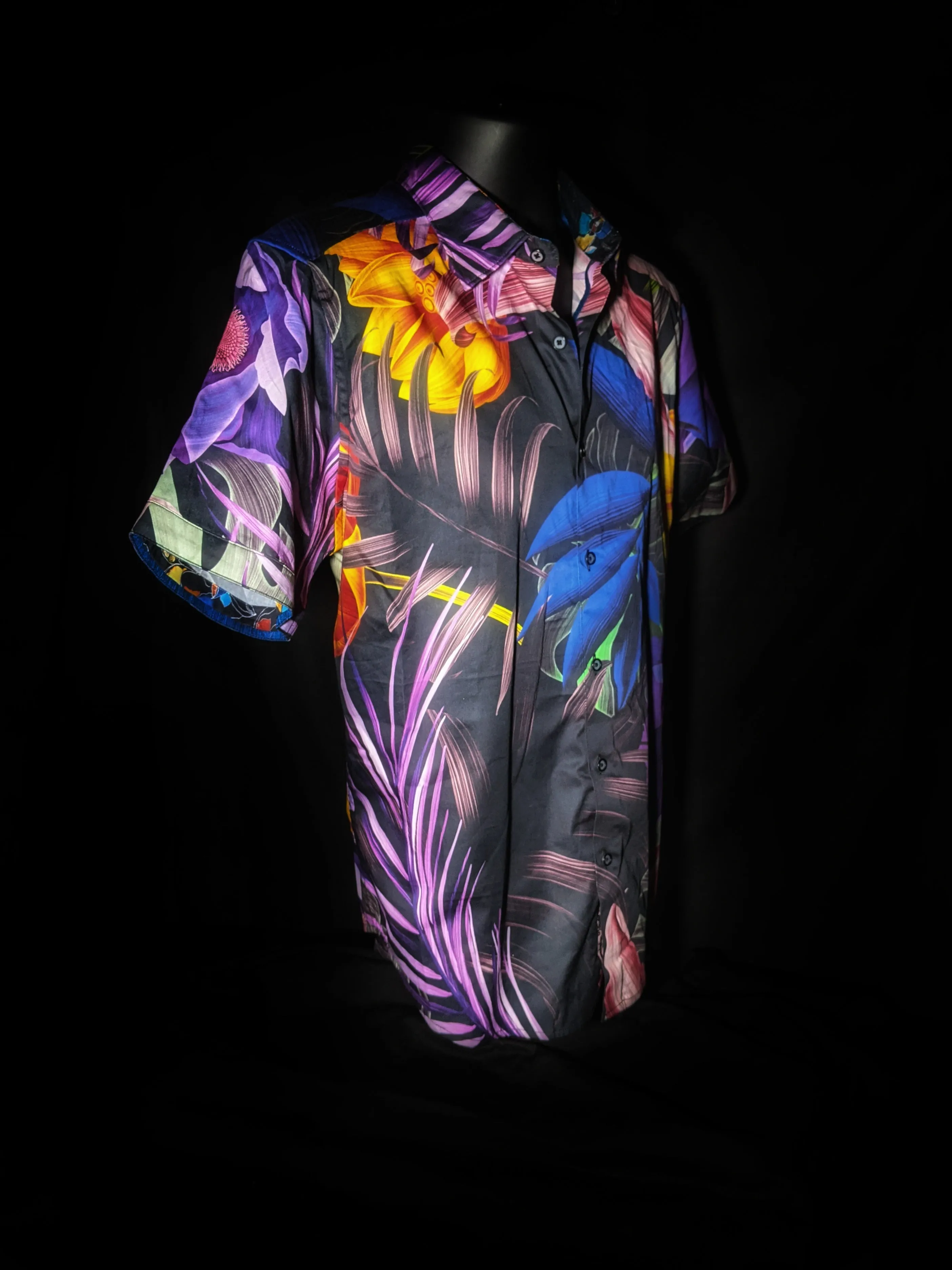 Robert Graham Bentham Short Sleeve Shirt Medium Size
