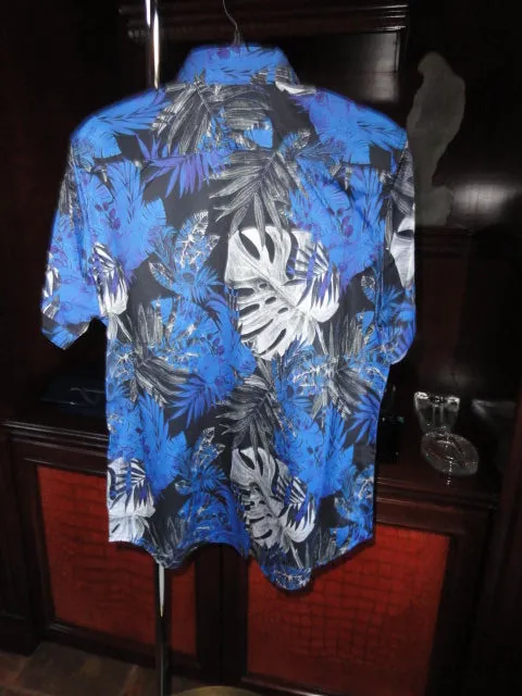 Robert Graham Brookcrest Short Sleeve Sport Shirt XLarge Size