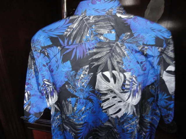 Robert Graham Brookcrest Short Sleeve Sport Shirt XLarge Size