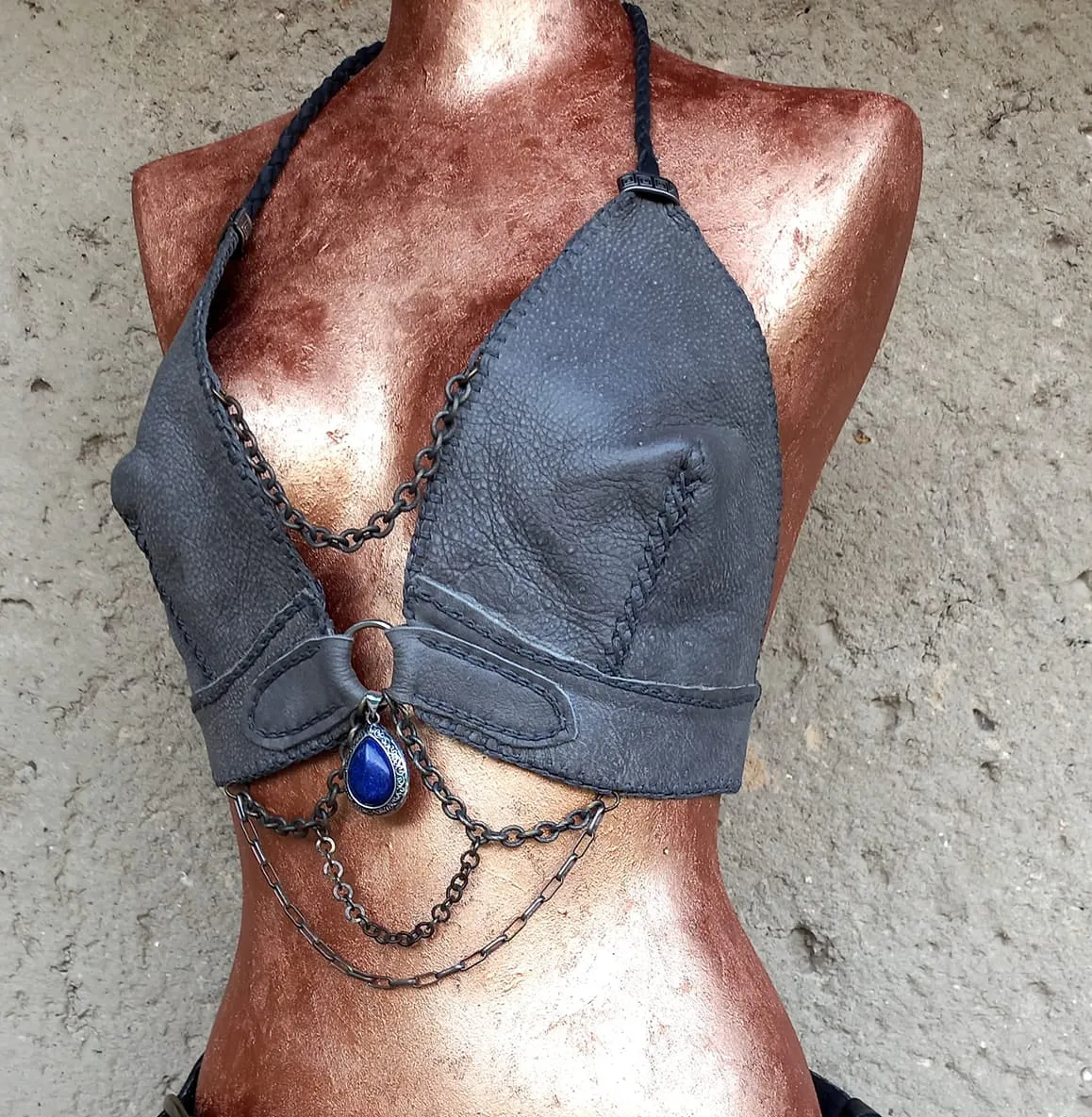 Rowan Warrior Leather Top