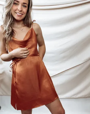 Roxy Terra Cotta Slip Dress