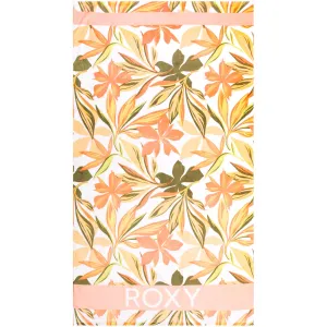 Roxy Womens Cold Water Printed Graphic Beach Holiday Towel - Bright White
