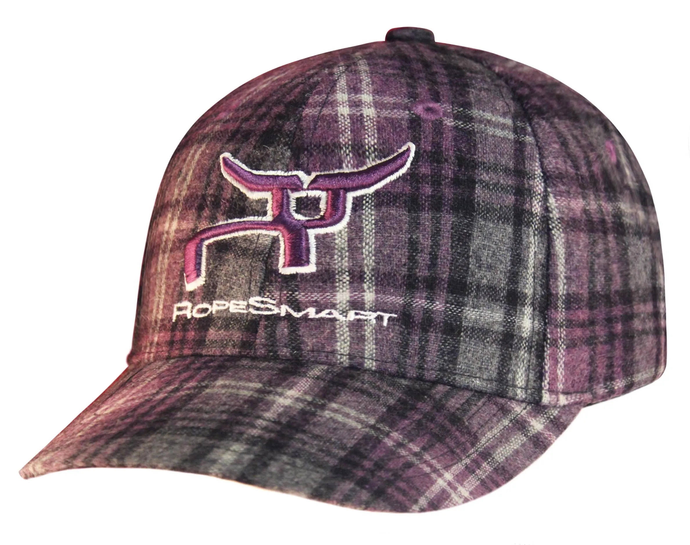 RS Purple Plaid Wool SnapBack