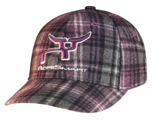 RS Purple Plaid Wool SnapBack