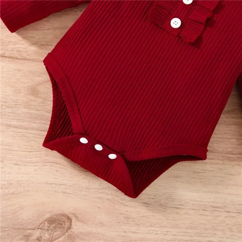 Ruffle & Bow Girls Outfit